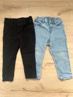 2er Set jeans Hosen schwarz blau H&M Größe 86 92 Sachsen - Radeberg Vorschau