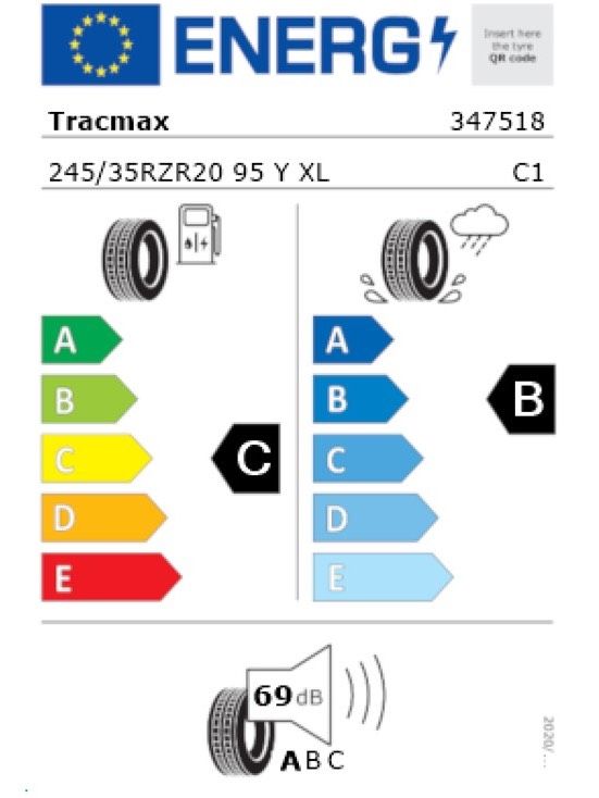 Mischbereifung Sommerreifen 245 35 R20 275 30 R20 Tracmax in Haiger