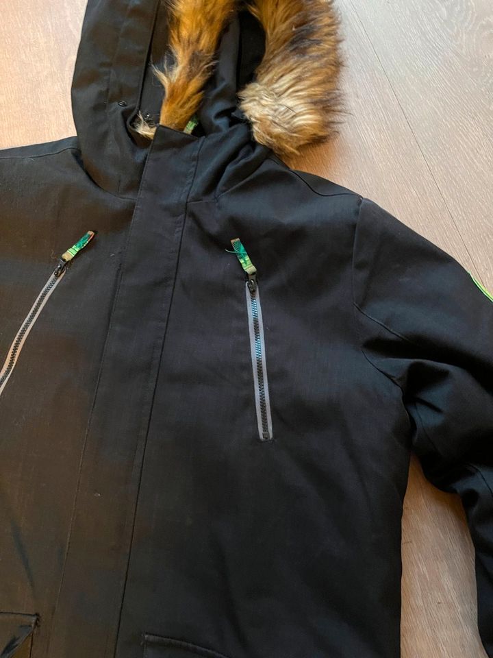 Skijacke Ziener Gr. 176 Jungen schwarz in Borken