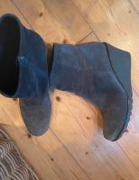 Gabor Stiefel Boots  Keilabsatz Gr. 7 / 40,5 grau Nordrhein-Westfalen - Monheim am Rhein Vorschau