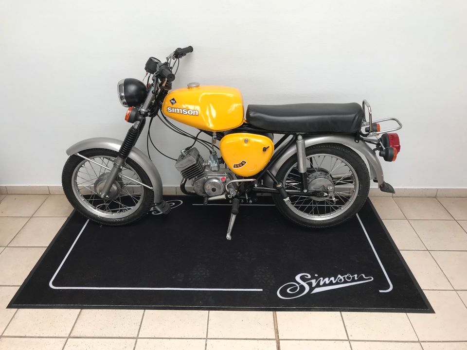 Simson S51 S50 4Gang Motor NEU Vape 12v M500 60km/h Papiere NEU * in Calbe (Saale)