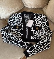 BALMAIN Cardigan Jacke Snow Leopard Knit animal print neu Düsseldorf - Heerdt Vorschau