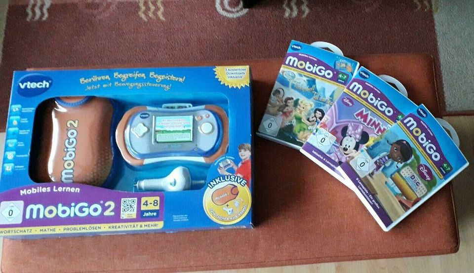 Mobigo, Mobigo2 Bundle, Mobigo Set, Spielekonsole, wie Neu! in Rangsdorf