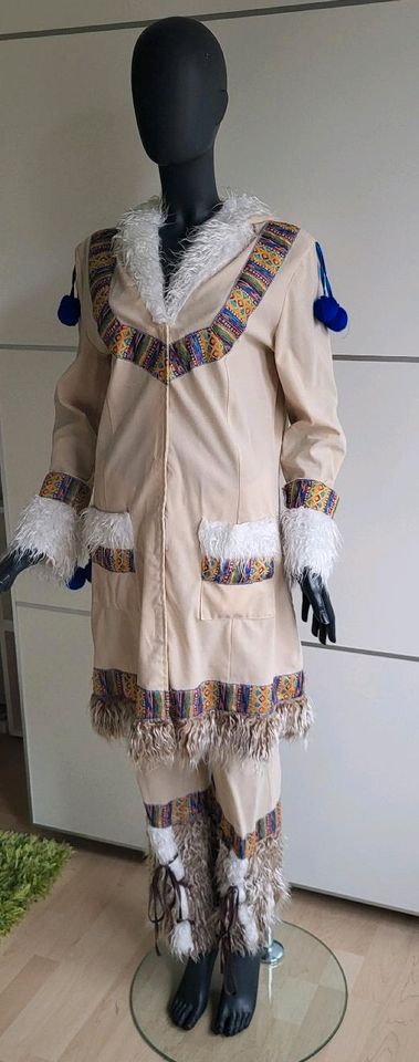 Eskimo Kostüm Damen, Gr.38/M , 2-Teilig in Hückelhoven