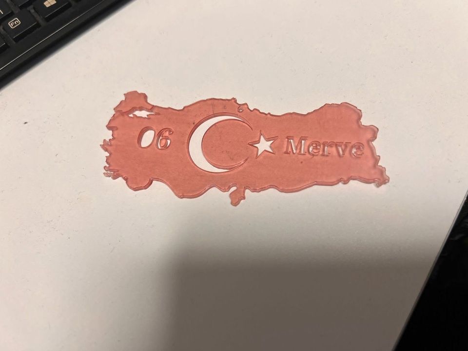 Türkei Autoanhänger aus Harz 3D Druck in Mannheim