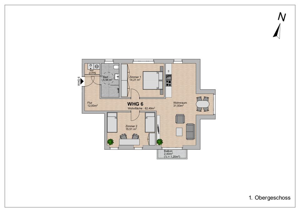 KfW-Förderung möglich! Laatzen: Schlüsselfertige 4-Zimmer-Neubauwohnung mit Balkon. in Laatzen