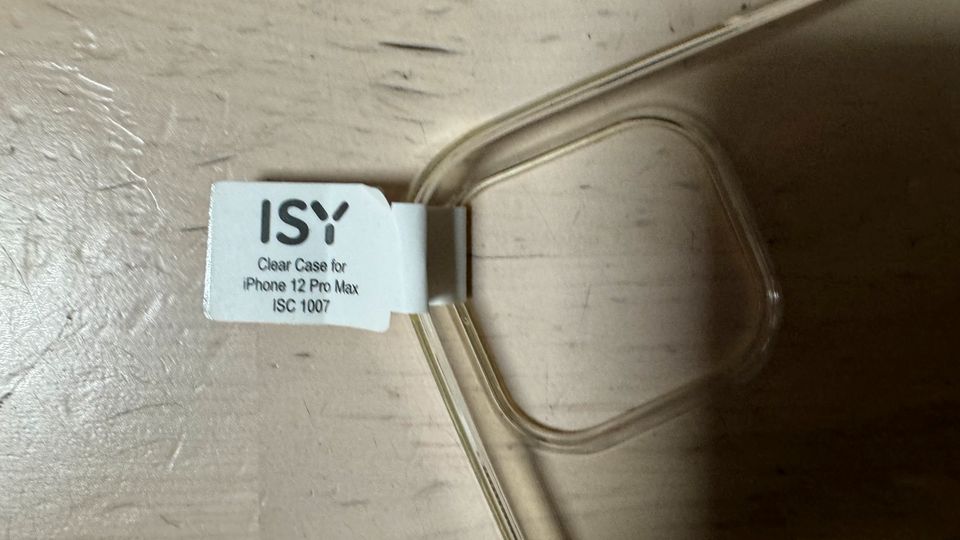 ISY Iphone 12 Pro Max Clear case  Handyhülle unbenutzt in Forst