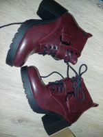 wie neu Schuhe Gr 37 für schmalen Fuss Stiefel, roter Ton Brandenburg - Hennigsdorf Vorschau