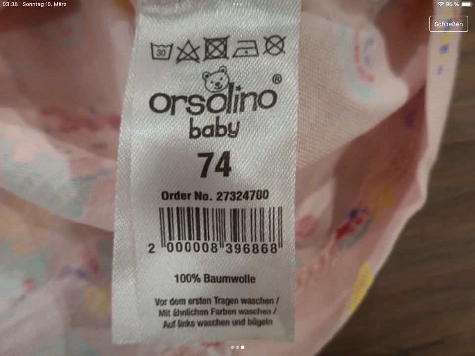 Shirt Baby Größe 74 in Krefeld