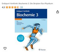 Endspurt Skript Biochemie 1 und 3 pro Heft 10€ Hessen - Gießen Vorschau