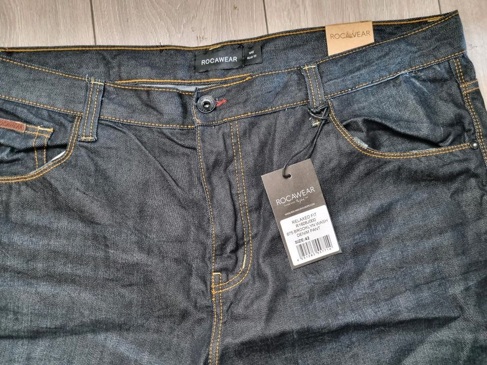 NEU - SIZE W42 - ROCAWEAR RELAXED FIT BAGGY JEANS in Hanau