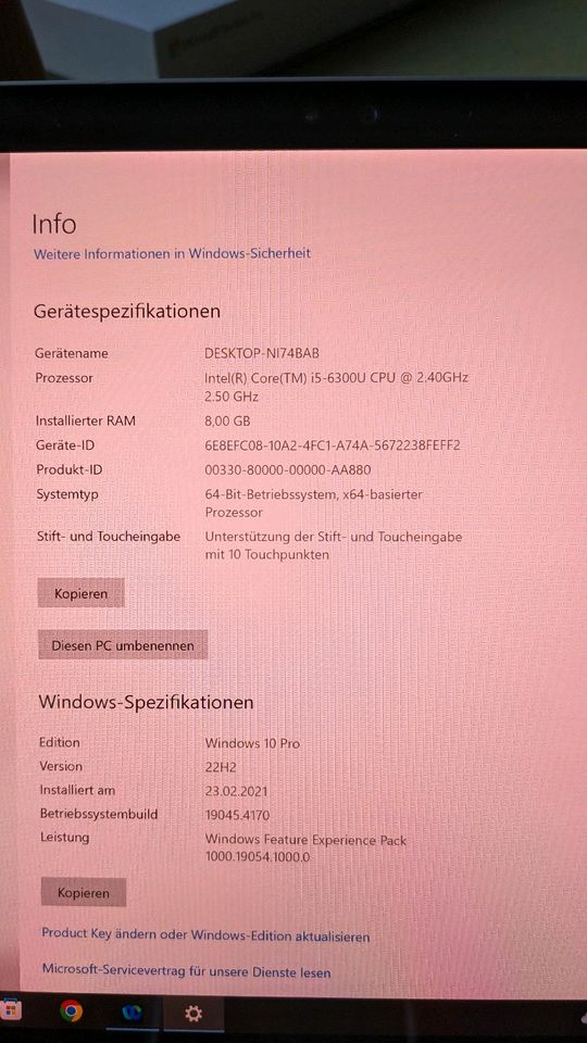 Microsoft Surface pro 4 i5, 8gb RAM, 256gb SSD in Leverkusen