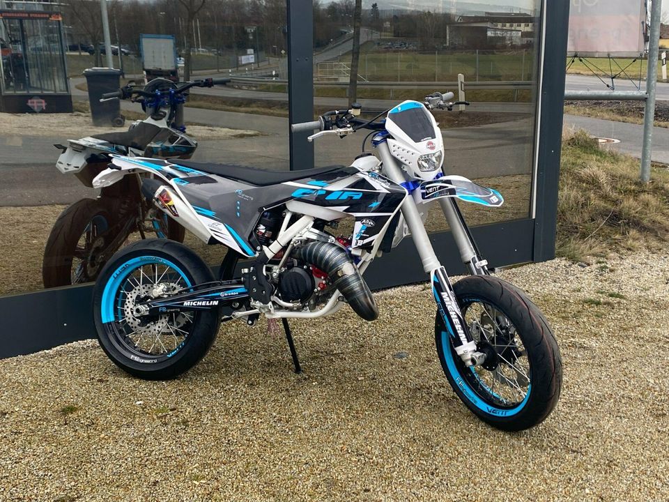 Vent 125 2-Takt Supermoto SM EXC A1 12 PS, ex HM Moto FP-Spezial in Wiesau