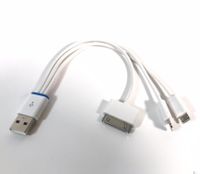 3IN1 USB-Kabel für Handy & Tablet auf Micro / 30 Pin / Lightning Brandenburg - Döbern Vorschau