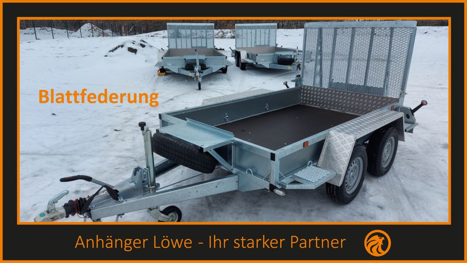 Neuer 2700 KG Baumaschinenanhänger, Minibaggeranhänger, Trailer in Ilsede