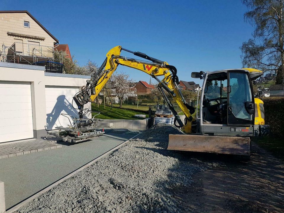 Pflasterverlegung maschinell Pflasterverlegezange pflastern Miete in Wettenberg