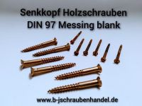 Senk-Holzschrauben mit Schlitz DIN 97 Messing M2,0- M6,0 Bielefeld - Sennestadt Vorschau