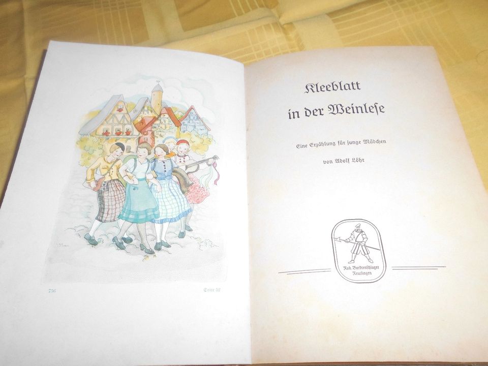 „Das Mädchen Kleeblatt“ ein Kinderbuch von 1949 in Hamburg