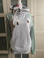 Naketano pullover hoodie grau/grün/mint L Hessen - Zwingenberg Vorschau