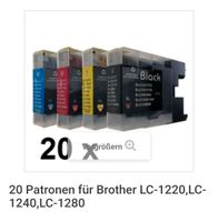 20 Drucker Patronen Brother LC1240 günstig wegen Fehlbestellung Hessen - Nidda Vorschau