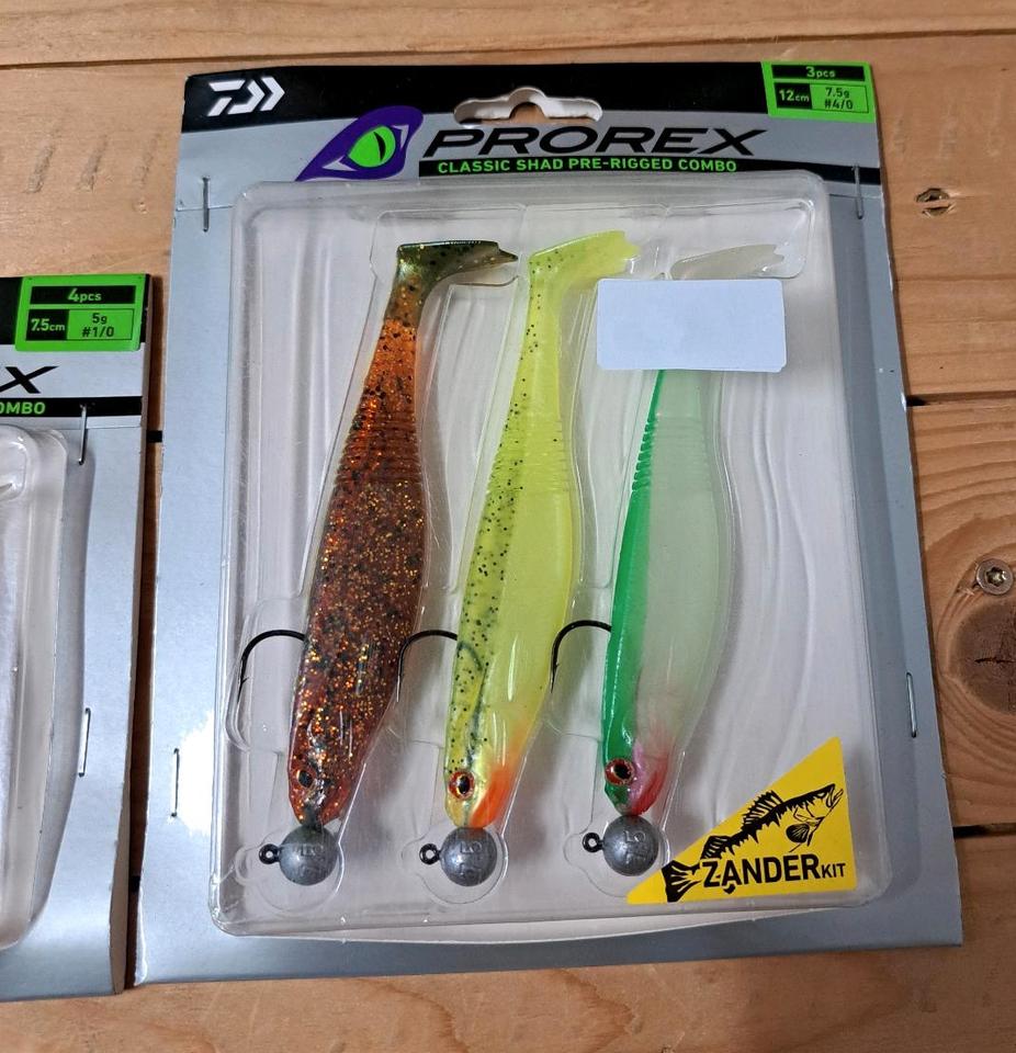 DAIWA PROREX PERCH KIT (BARSCH) & ZANDER KIT Köder NEU Angeln TOP in Bad Bentheim