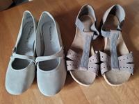 Ballerina Sandalen beige braun Damen Gr. 38 RIEKER + TAMARIS Niedersachsen - Stolzenau Vorschau