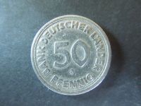 Seltene 50 Pfennig Bank Deutscher Länder 1949 J Ohne Riffelrand Saarland - Wallerfangen Vorschau