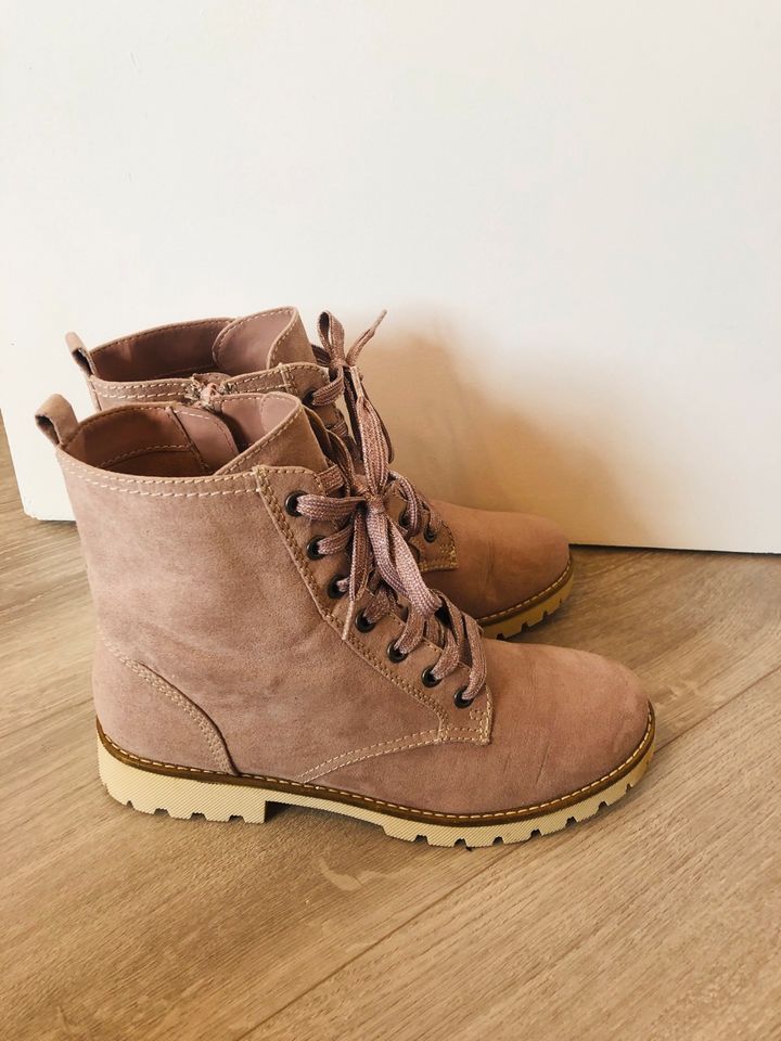 Damen Winter Boots / Herbststiefel, altrosé, Gr. 39 in Berlin