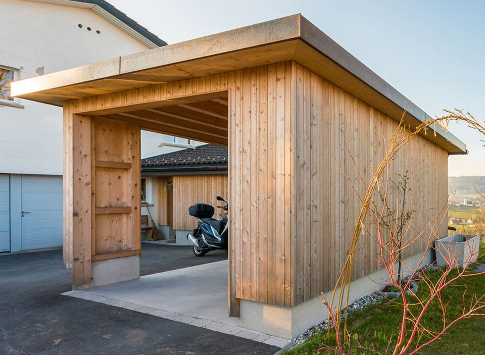 Holzbau, Carport, Gartenhaus, Garage, Windfang, Überdachung, Anbau, Ausbau, Gestaltung Montage Ausführung in Sontheim