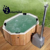 20% Rabatt, Hot Tub 2,4mx1,8m, GFK, mit Holzofen, LED, 8.Pers,Spa Niedersachsen - Delligsen Vorschau