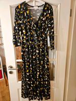 Kleid apricot schwarz blumen Blätter Größe m Köln - Longerich Vorschau