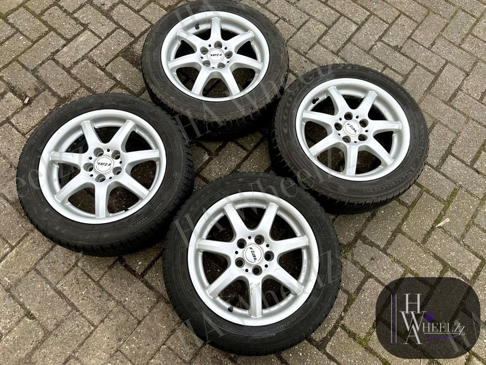 ALLWETTERREIFEN ➡️ Alufelgen 15 Zoll 5x100➡️ 195/55 R15 GOODYEAR Ganzjahresreifen Reifen Felgen➡️ VW POLO 6R 9N FOX AUDI A1 SEAT IBIZA 6J 6L TOLEDO NH SKODA FABIA 5J ROOMSTER PRAKTIK RAPID Allwetter in Bünde