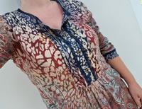 Biba Bluse Gr. 36 / S Paisley-Muster Leo-Print Dreiviertelarm Hessen - Erbach Vorschau