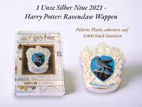 1 Unze Silber Niue 2021 Harry Potter Ravenclaw Wappen Niedersachsen - Wittingen Vorschau