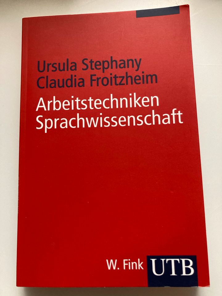 Buch Arbeitstechniken Sprachwissenschaft in Geseke