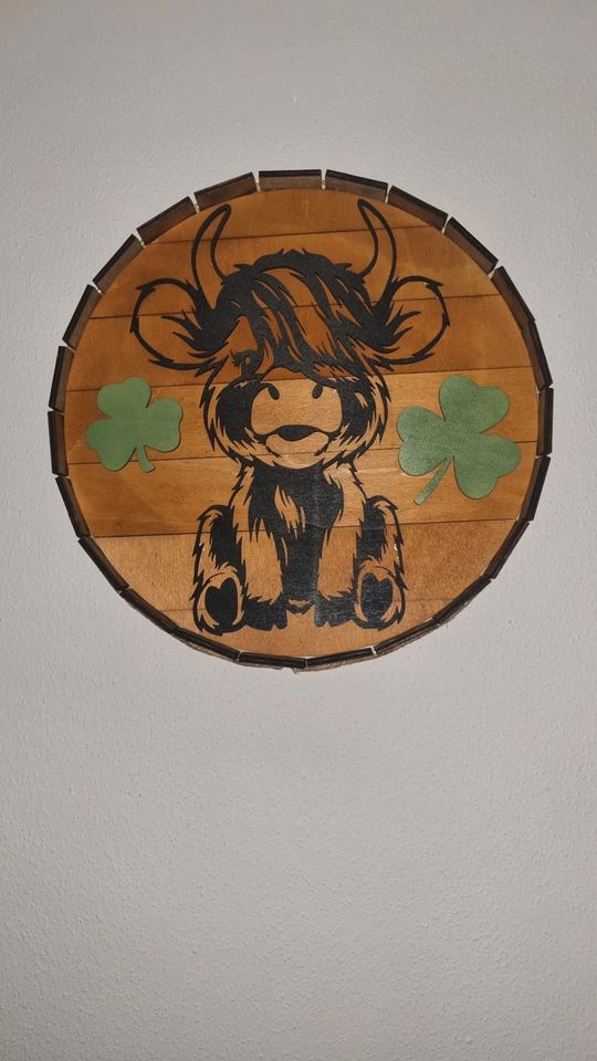 Wanddeko Highland Cow ca. 40cm in München