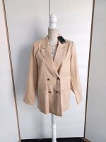 PIECES beige sandfarben oversize Blazer zweireihig 36 38 Sachsen-Anhalt - Lutherstadt Wittenberg Vorschau