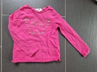 Langarmshirt rosa pink Mädchen 122 128 Schmetterling Glitzer Brandenburg - Falkensee Vorschau