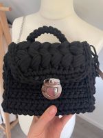 Häkeltasche Tasche Silvybags Handmade Bloggertasche Bag Schwarz Bayern - Simmelsdorf Vorschau