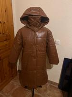 Shein Kunstleder Puffermantel Daunenjacke  Mantel M Braun Hessen - Florstadt Vorschau