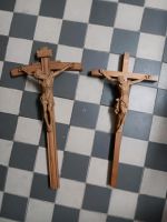 2x Jesus am  Kreuz  50 + 55 cm zum hängen Niedersachsen - Bad Laer Vorschau