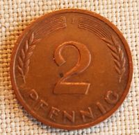 2 Pfennig Münze BRD 1968 J magnetisch. Hessen - Michelstadt Vorschau