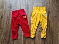 Sigikid Hosen Leggings 74 rot gelb Set Niedersachsen - Breddorf Vorschau