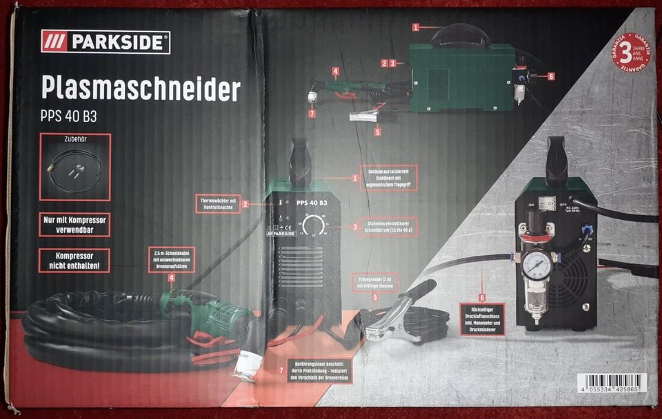 Parkside Plasmaschneider PPS40 B3 - neu und ovp in Essen