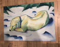 Nachdruck: Franz Marc - liegender Hund im Schnee, 100x70cm Hamburg-Nord - Hamburg Ohlsdorf Vorschau