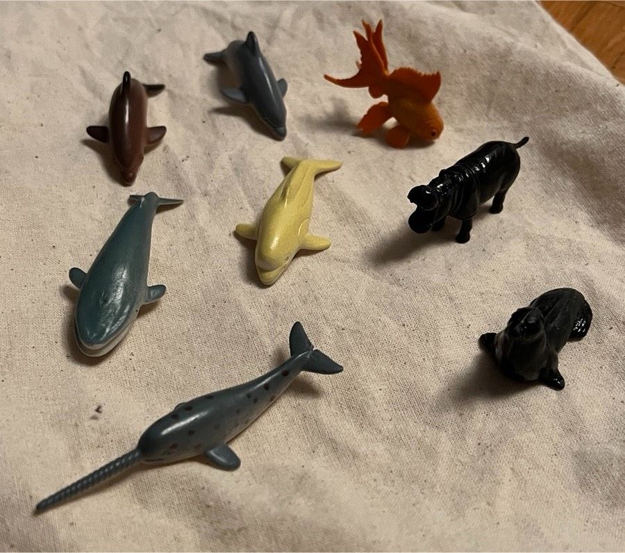 Schleich Tiere, Wildtiere, Meerestiere, Hai, Robben, Bär, Spinne in Saerbeck