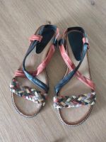 Sandalen Leder bunt Gr.41/42 D.You Bayern - Hof (Saale) Vorschau