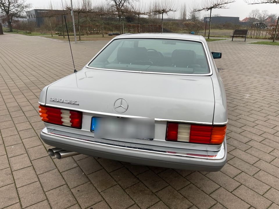 Mercedes 560 SEC H Kennzeichen Scheckheft Inspektion Neu in Dorsten