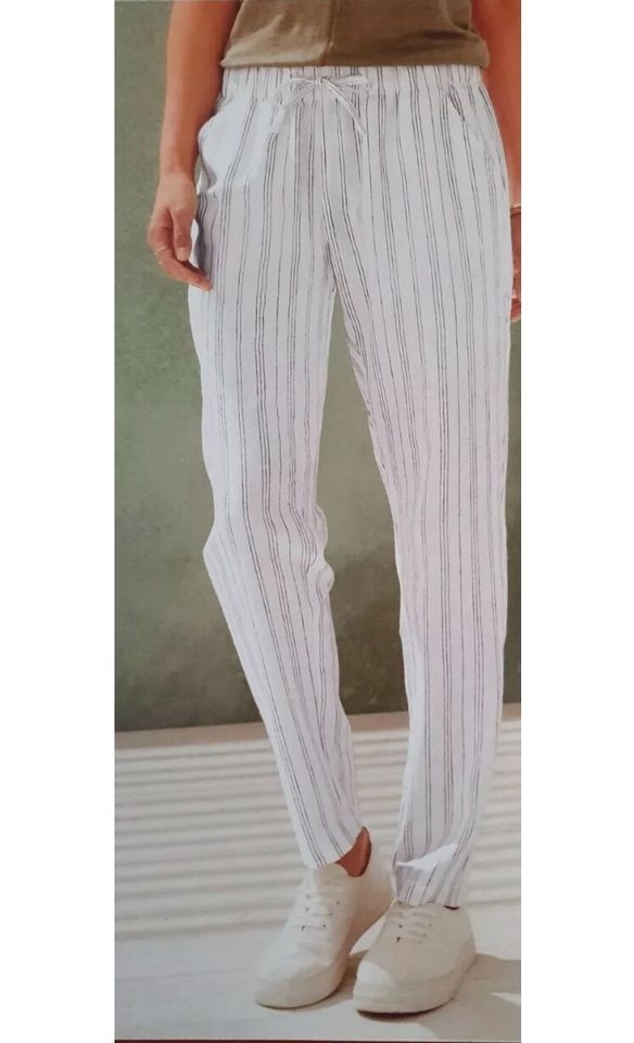 Esmara Leinenhose Streifen Nadelstreifen Sommerhose Hose Casual S in  Nordrhein-Westfalen - Schwelm | eBay Kleinanzeigen ist jetzt Kleinanzeigen