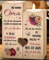 Kerzenständer Deko Geschenk Oma kerzen Holz Nordrhein-Westfalen - Freudenberg Vorschau